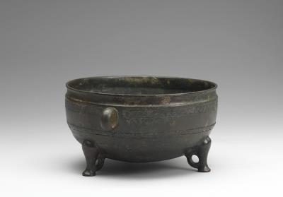 图片[2]-Dui food container with rope pattern, Warring States period (475-221 BCE)-China Archive